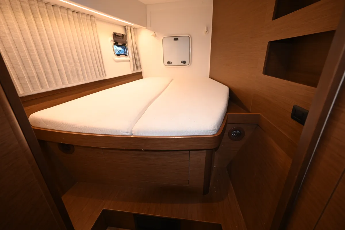 Cabin on Alberta, a Lagoon 42 catamaran at Municipal Unit of Lefkada, Greece