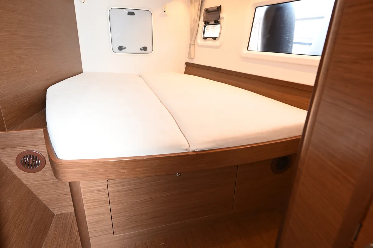 Cabin on Alberta, a Lagoon 42 catamaran at Municipal Unit of Lefkada, Greece