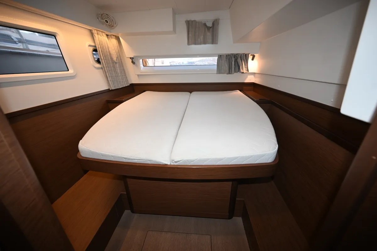 Cabin on Alberta, a Lagoon 42 catamaran at Municipal Unit of Lefkada, Greece