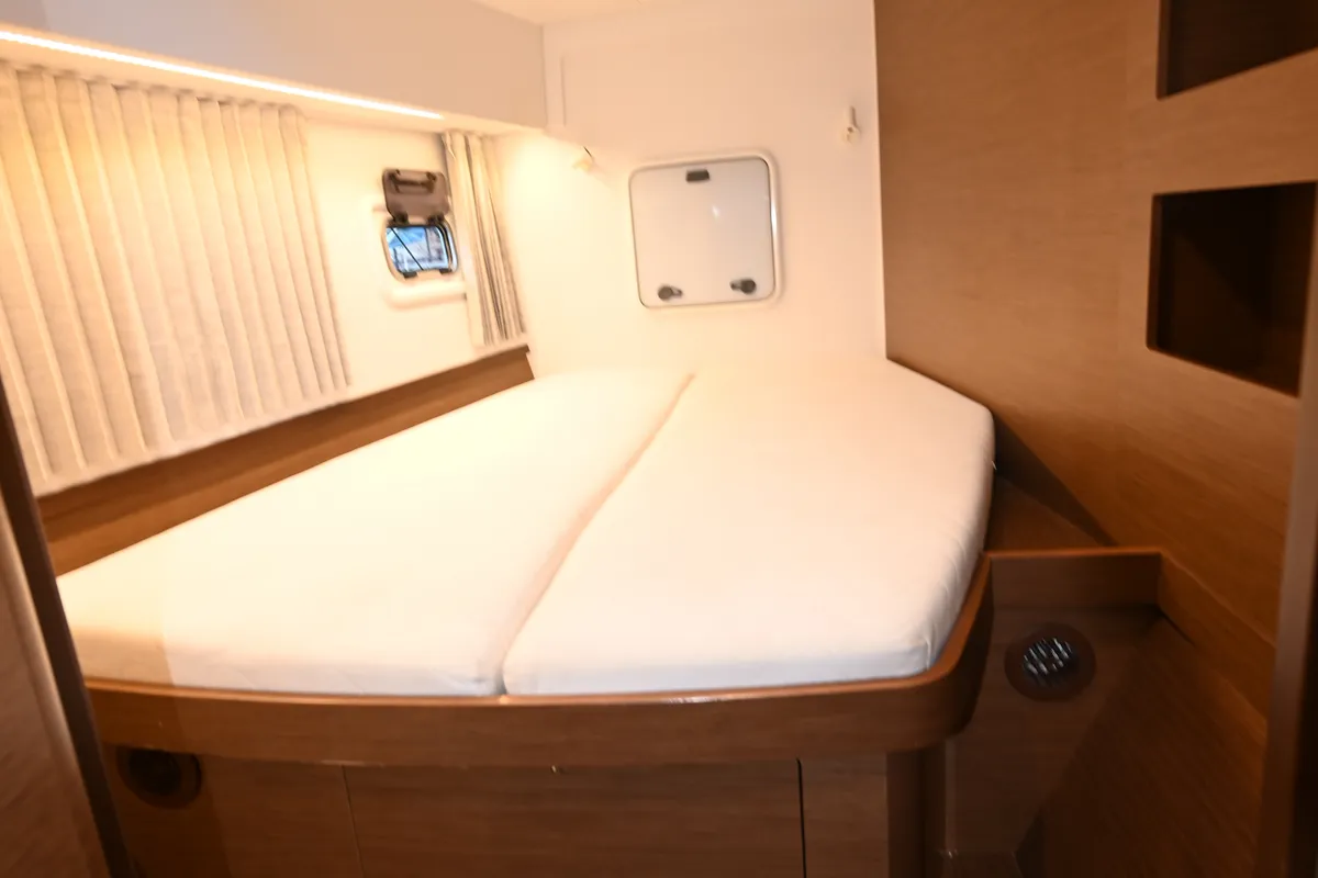 Cabin on Alberta, a Lagoon 42 catamaran at Municipal Unit of Lefkada, Greece