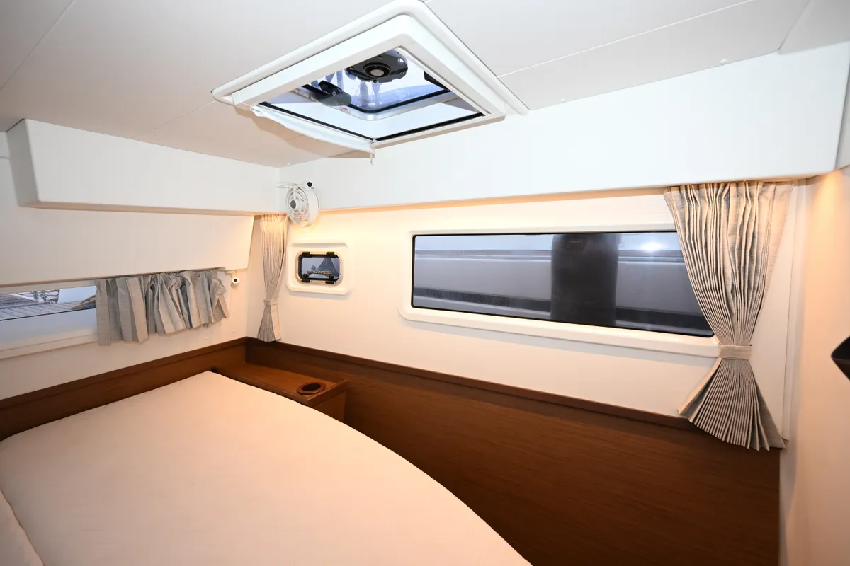 Cabin on Alberta, a Lagoon 42 catamaran at Municipal Unit of Lefkada, Greece