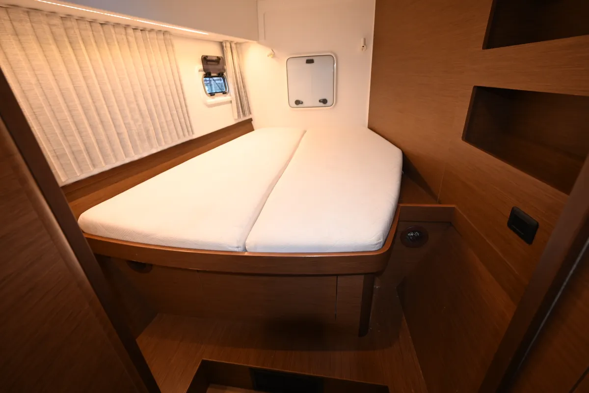 Cabin on Alberta, a Lagoon 42 catamaran at Municipal Unit of Lefkada, Greece