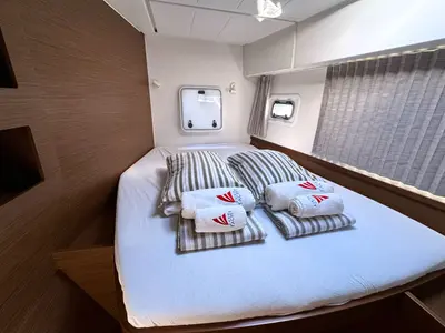 Cabin on Fly With Me, a Lagoon 42 catamaran at Grad Biograd na Moru, Croatia