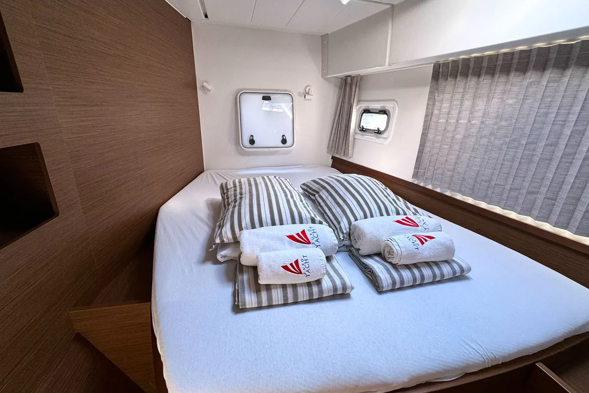Cabin on Fly With Me, a Lagoon 42 catamaran at Grad Biograd na Moru, Croatia