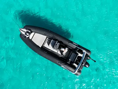 Exterior view of Triton, a Gulet Motorboat motorboat at Alyki, Greece