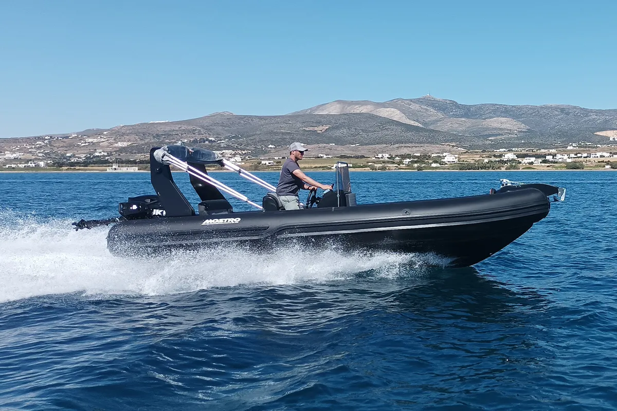 Exterior view of Triton, a Gulet Motorboat motorboat at Alyki, Greece