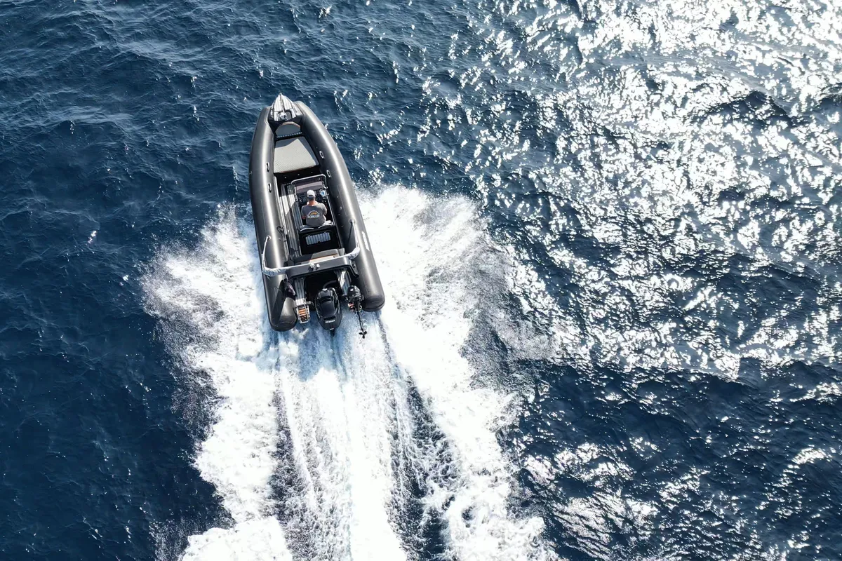 Exterior view of Triton, a Gulet Motorboat motorboat at Alyki, Greece