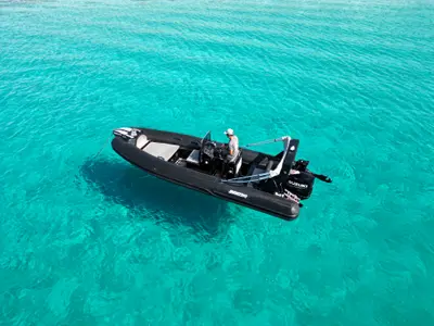 Exterior view of Triton, a Gulet Motorboat motorboat at Alyki, Greece