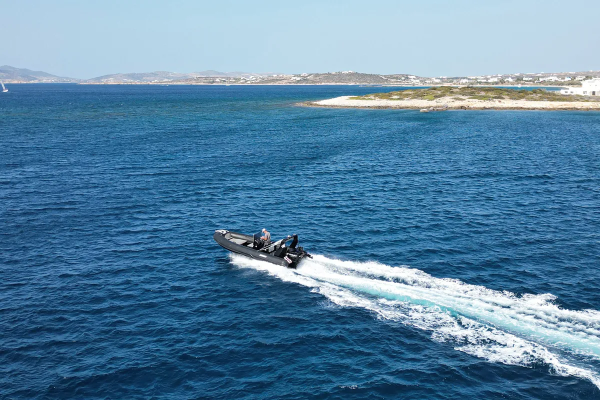 Exterior view of Triton, a Gulet Motorboat motorboat at Alyki, Greece