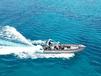 Exterior view of Triton, a Gulet Motorboat motorboat at Alyki, Greece