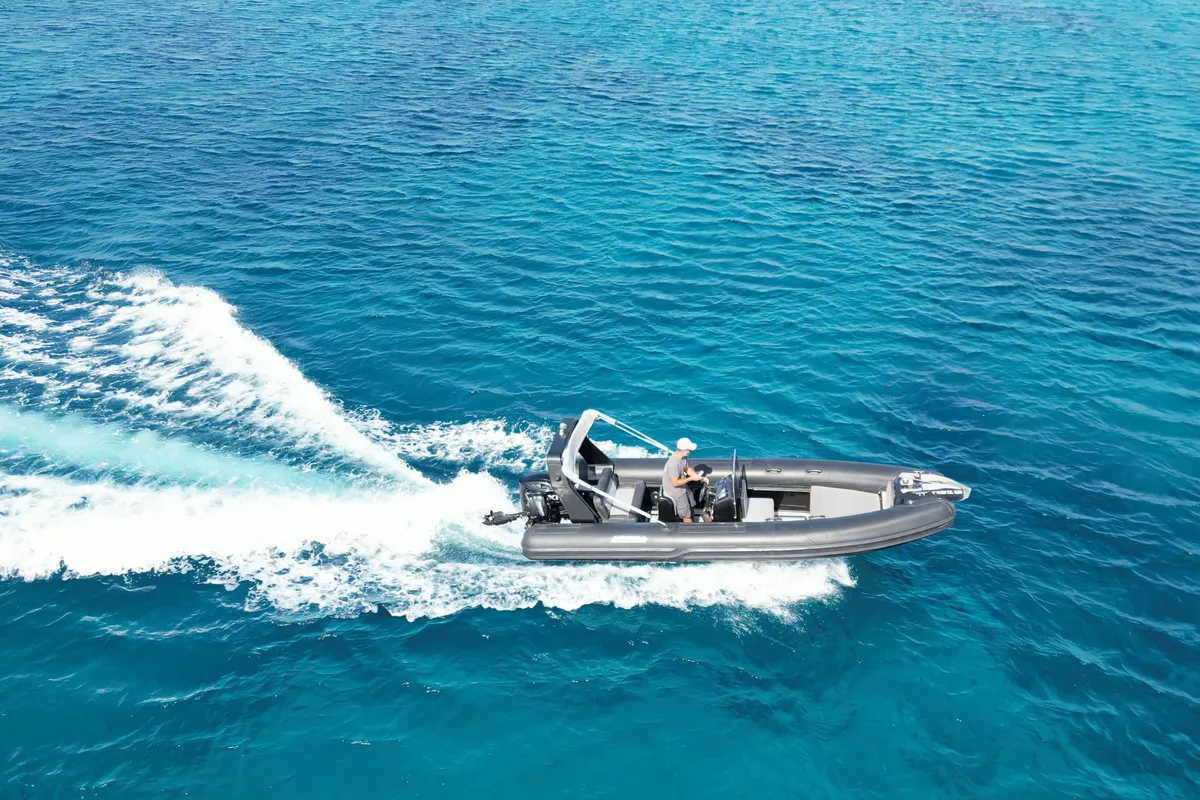 Exterior view of Triton, a Gulet Motorboat motorboat at Alyki, Greece