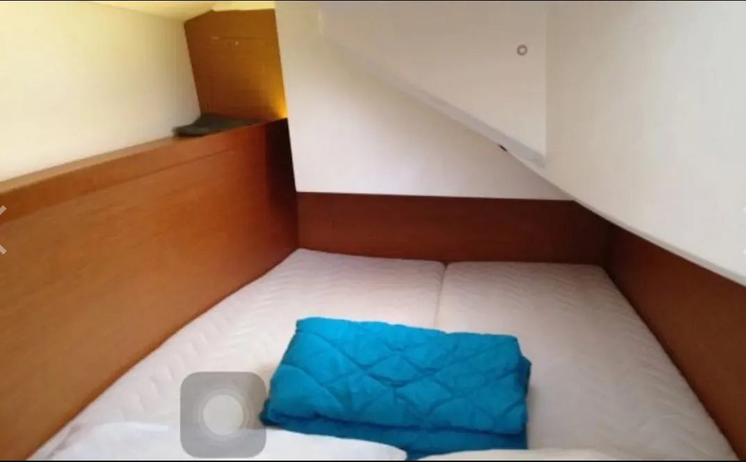 Cabin on Papatheo, a Jeanneau Sun Odyssey 349 sailboat at Municipal Unit of Lefkada, Greece