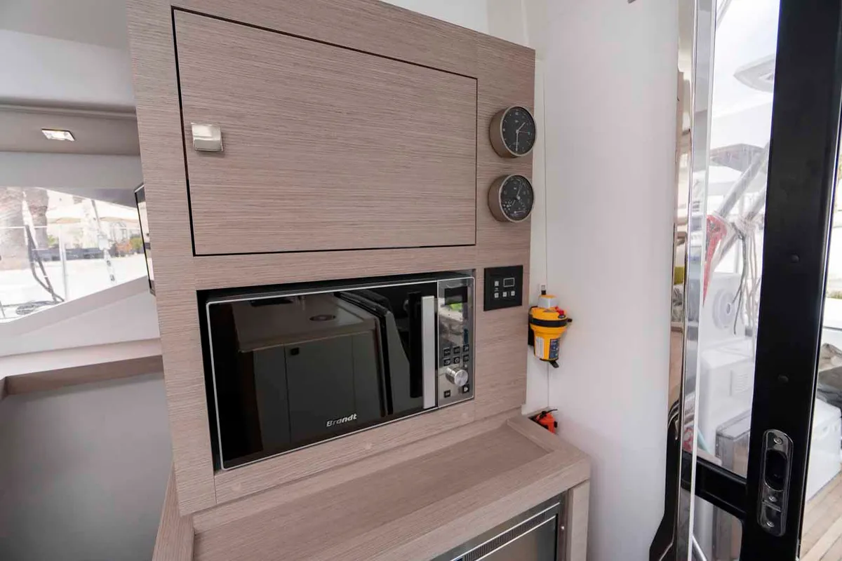 Mojo, a Fountaine Pajot Astrea 42 catamaran at Grad Pula, Croatia