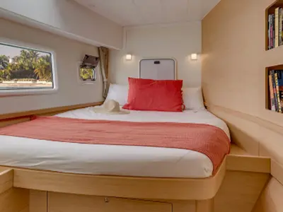 Cabin on No Name: Forward Cabin #1 (Cabin Charter 2 pax) FULLY CREWED, ALL EXPENSES, a Lagoon 42 catamaran at Municipal Unit…