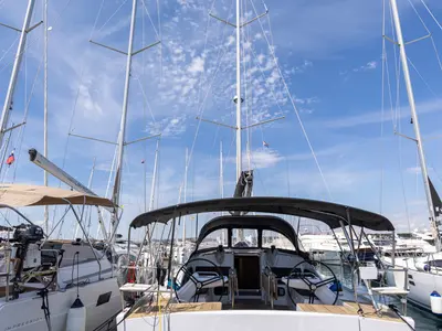 Stargazer, a Elan Impression 45 sailboat at Biograd na Moru, Croatia