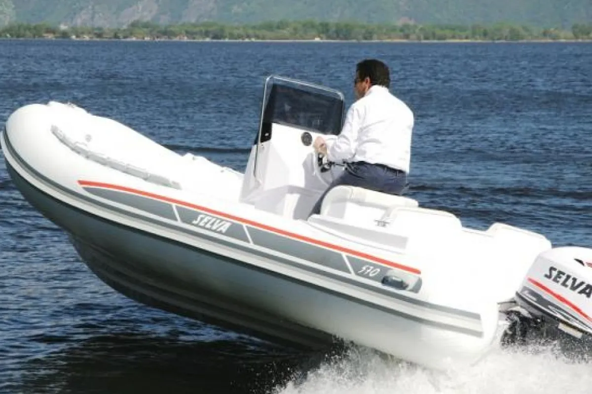 Exterior view of Selva 570 Elegance, a Gulet Motorboat motorboat at Giardini Naxos, Italy