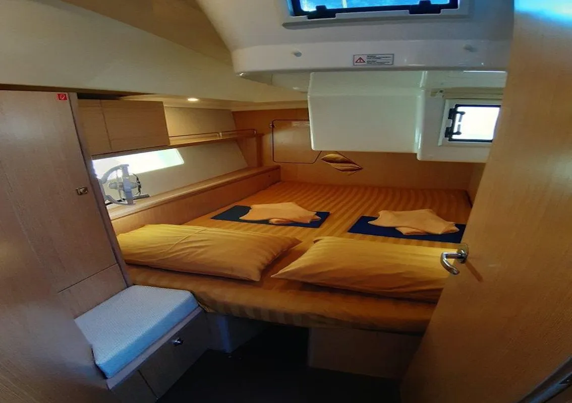 Cabin on Southern Star, a Bavaria C45 sailboat at Mai Khao, Thailand
