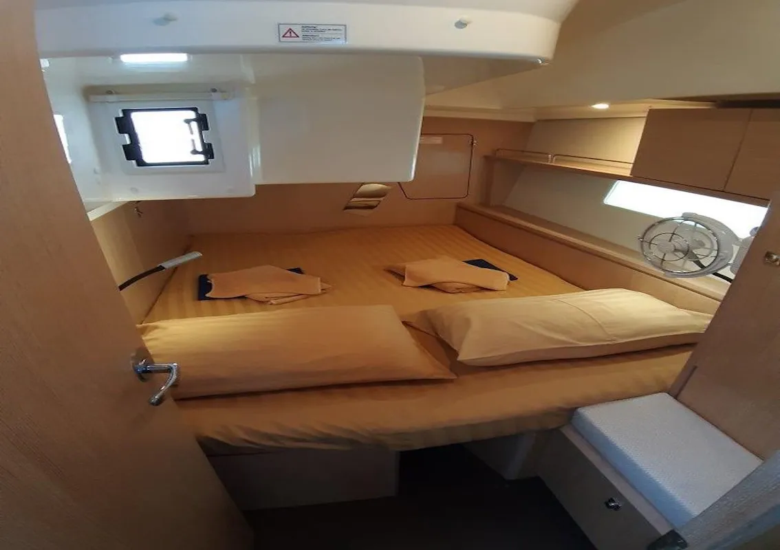 Cabin on Southern Star, a Bavaria C45 sailboat at Mai Khao, Thailand