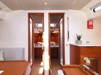 Galley of Perfect Stranger, a Hanse 460 sailboat at Općina Sukošan, Croatia