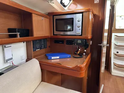 Head on Summertime, a Beneteau Oceanis 37 sailboat at Heiligenhafen, Germany