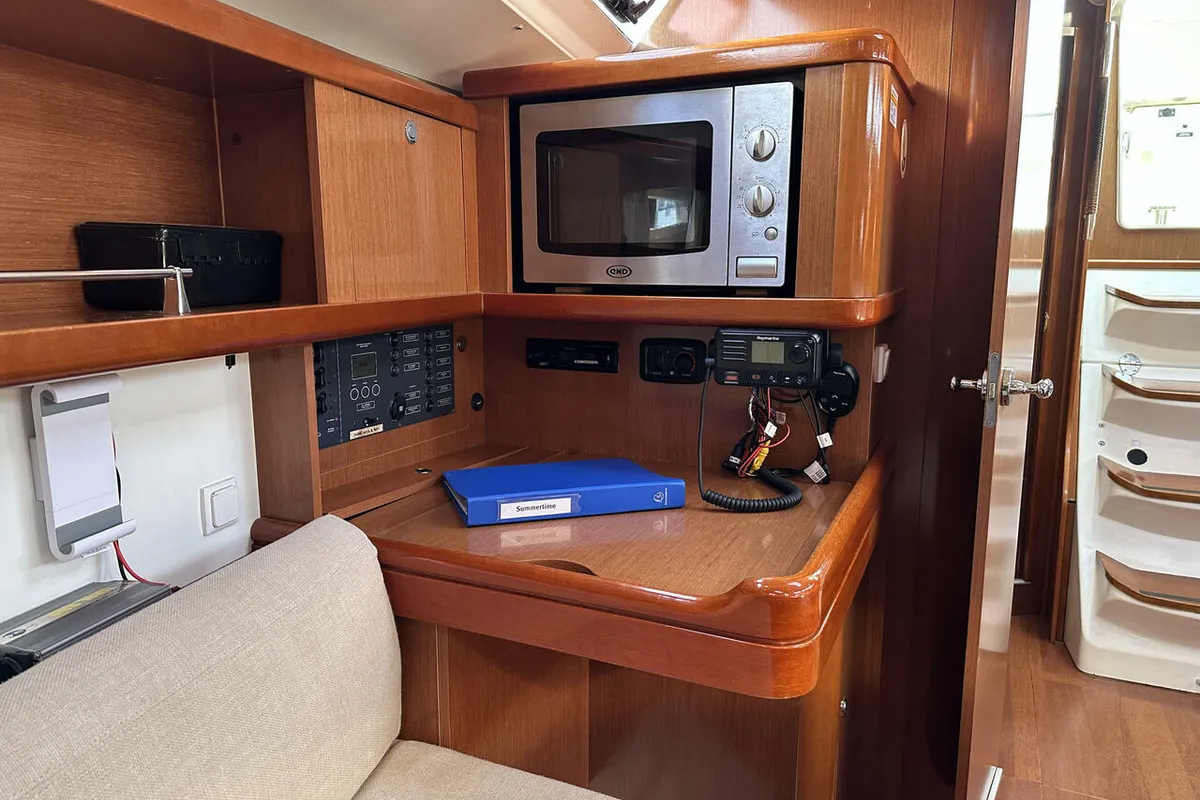 Head on Summertime, a Beneteau Oceanis 37 sailboat at Heiligenhafen, Germany