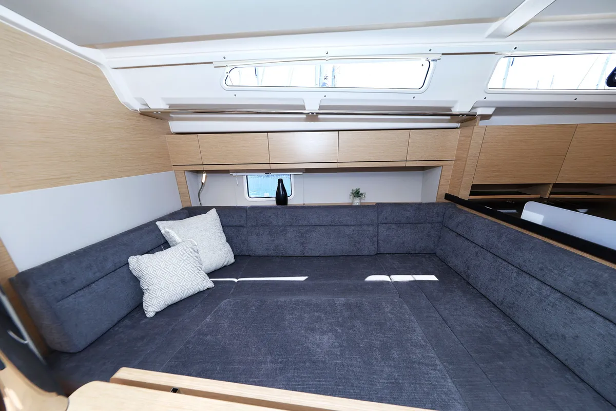Salon of Quintessence, a Hanse 418 sailboat at Općina Sukošan, Croatia