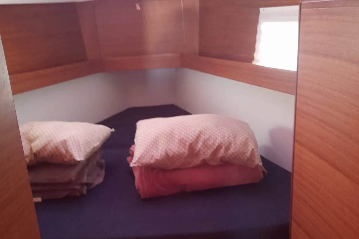 Cabin on Thetis, a Elan Impression 45.1 sailboat at Municipal Unit of Palairos, Greece