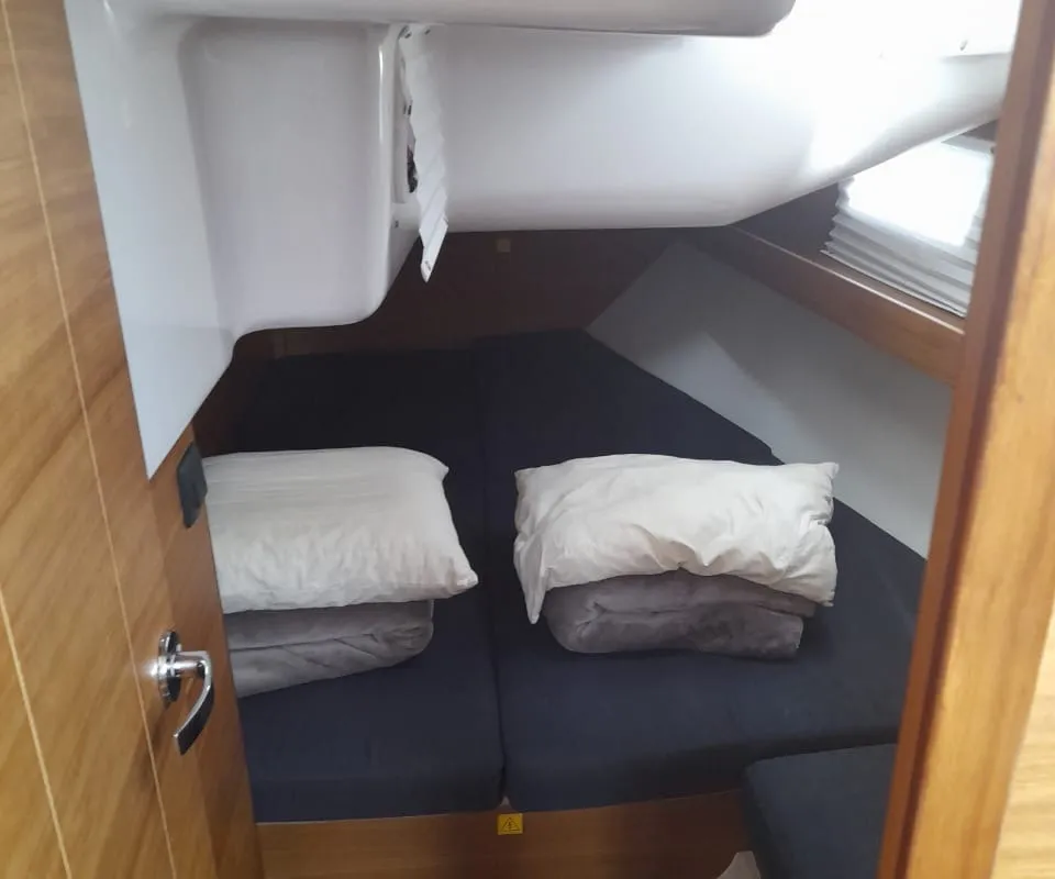 Cabin on Thetis, a Elan Impression 45.1 sailboat at Municipal Unit of Palairos, Greece