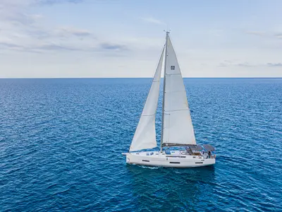 Wish Planet, a Dufour 530 sailboat at Palermo, Italy