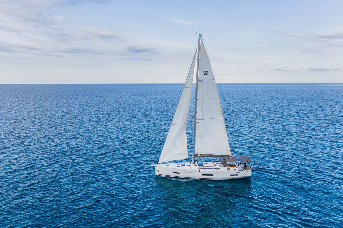 Wish Planet, a Dufour 530 sailboat at Palermo, Italy