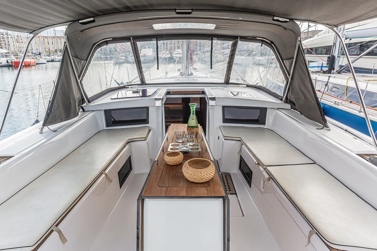 Wish Planet, a Dufour 530 sailboat at Palermo, Italy