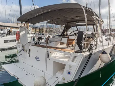 Wish Planet, a Dufour 530 sailboat at Palermo, Italy