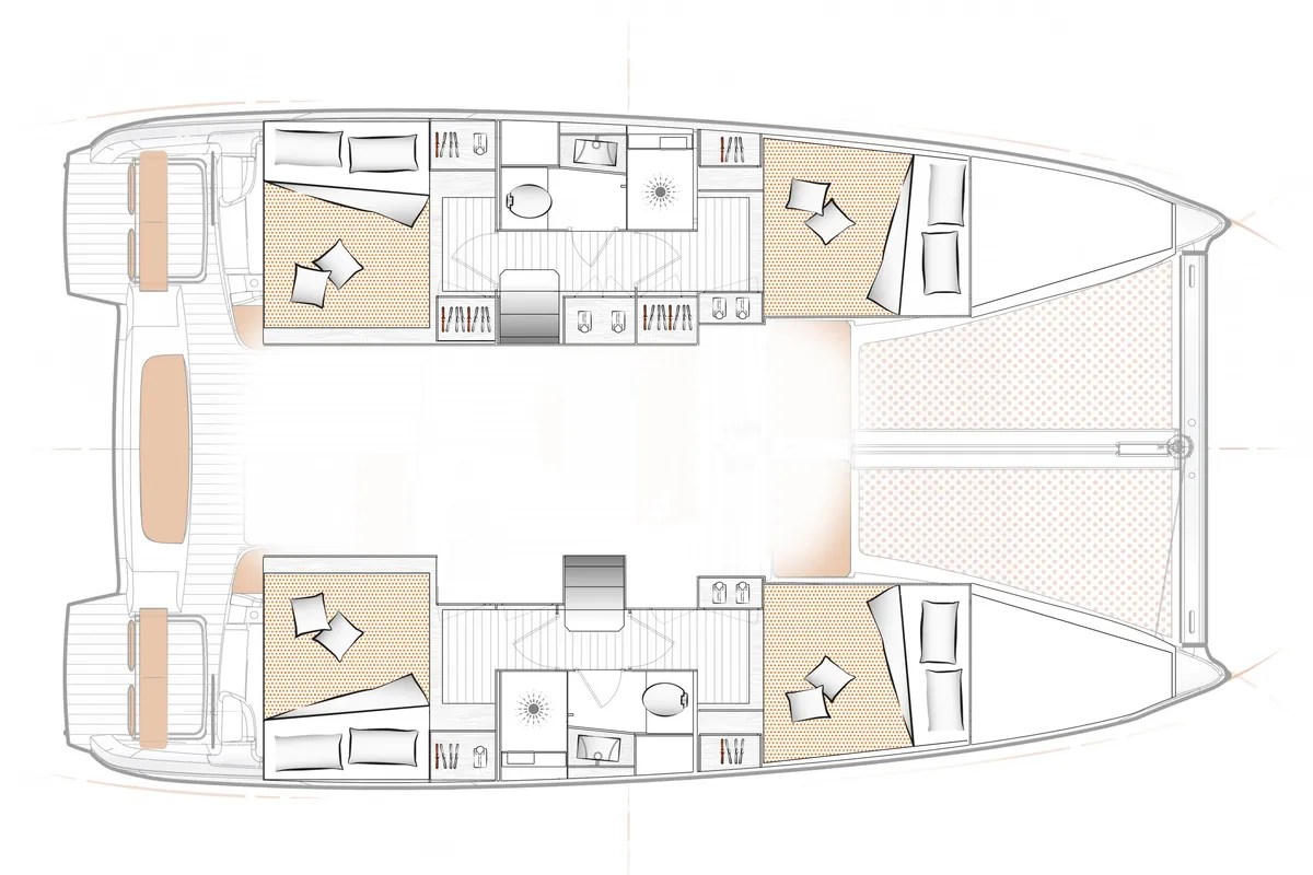 ART, a Excess 11 catamaran at Municipal Unit of Lefkada, Greece