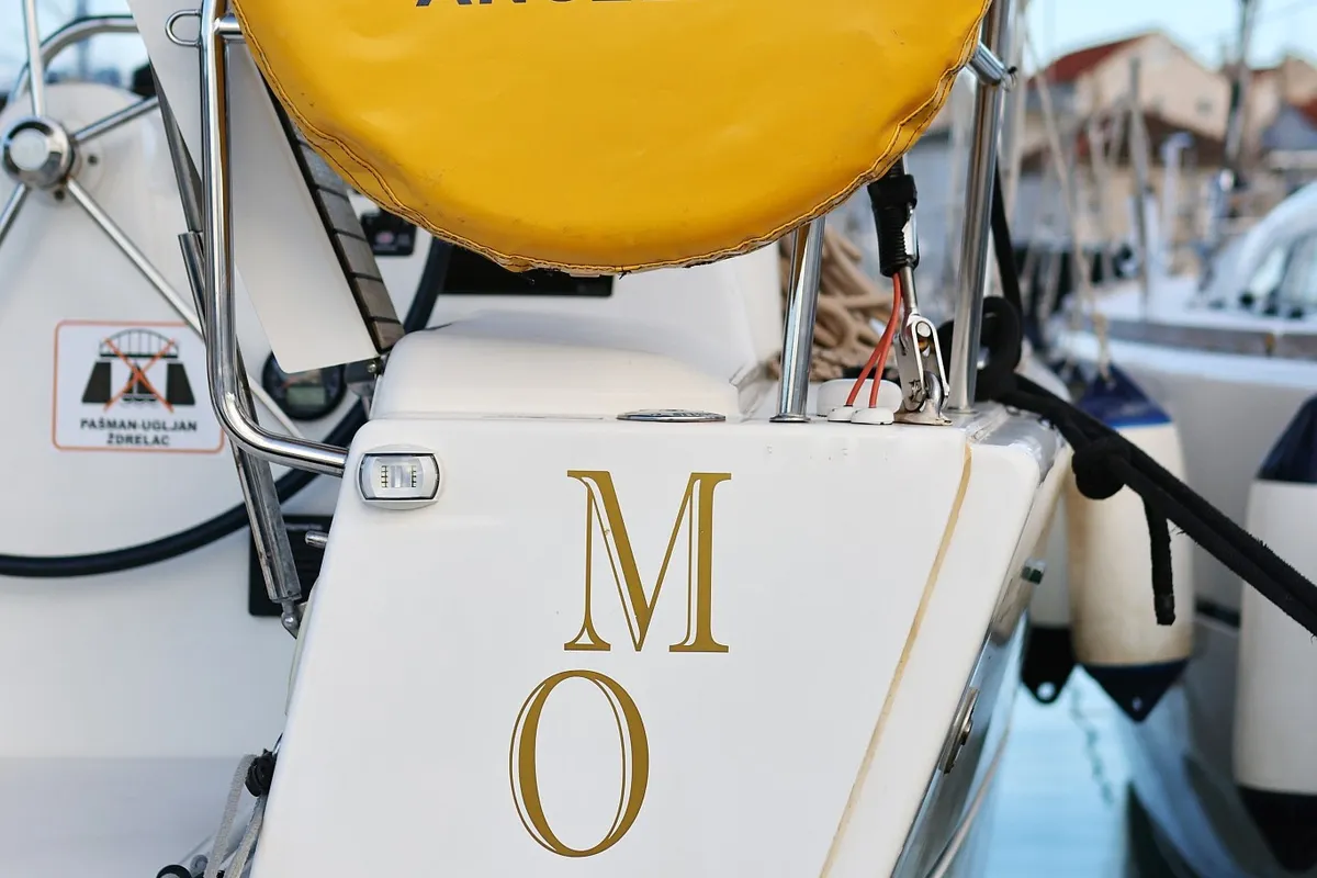 Mona, a Dufour 412 GL sailboat at Grad Biograd na Moru, Croatia