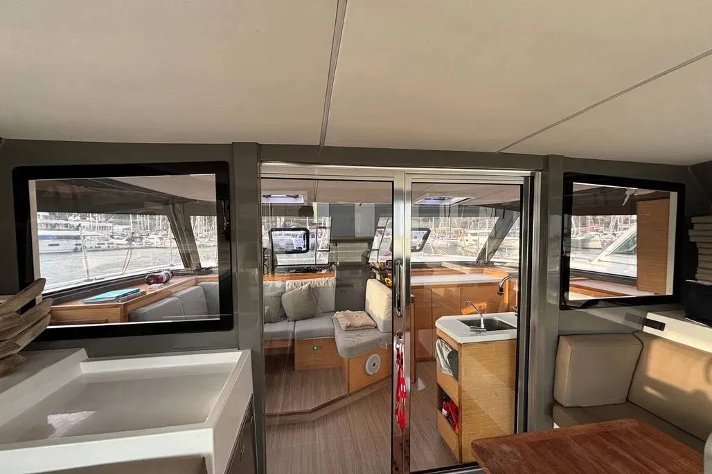 Lollo III, a Nautitech 40 Open catamaran at Punat, Croatia