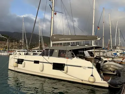 Lollo III, a Nautitech 40 Open catamaran at Punat, Croatia