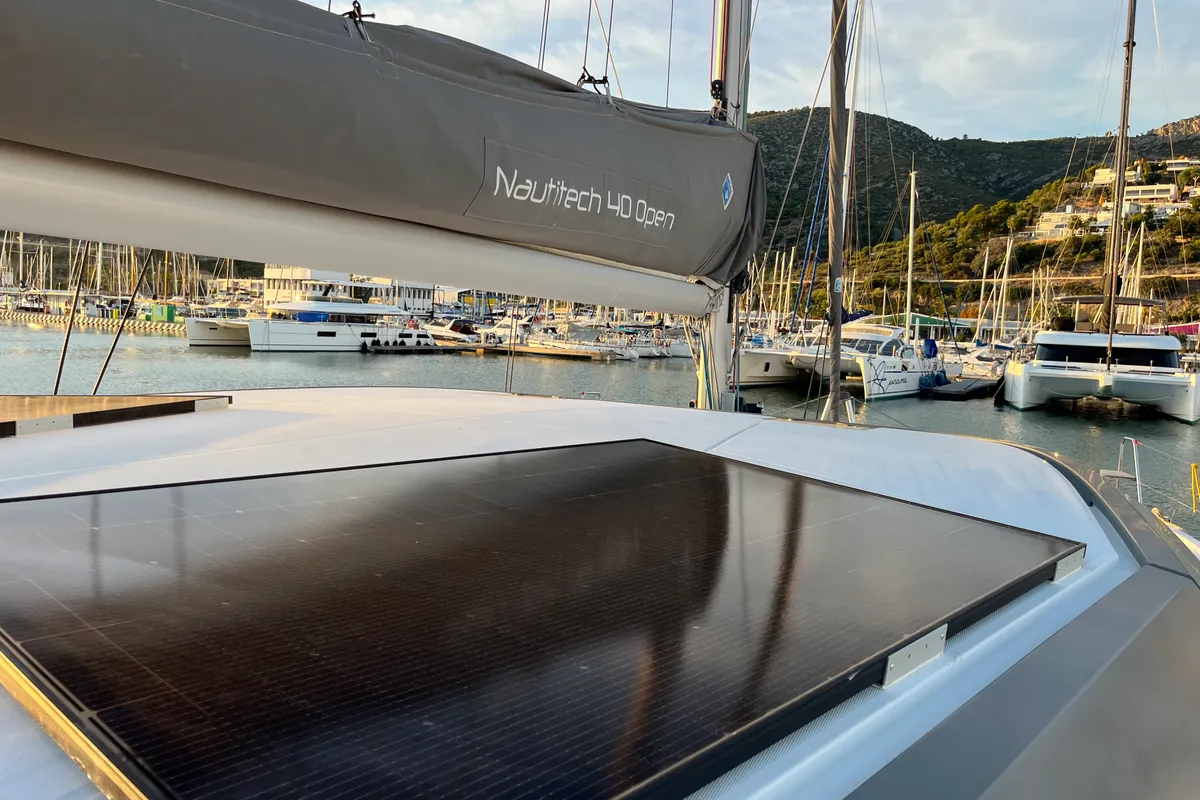 Lollo III, a Nautitech 40 Open catamaran at Punat, Croatia