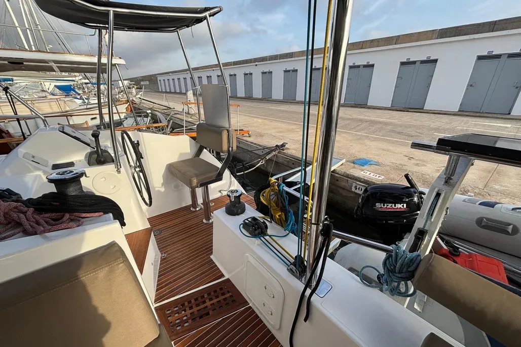 Lollo III, a Nautitech 40 Open catamaran at Punat, Croatia