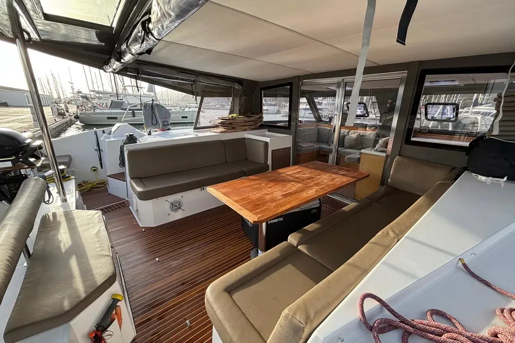 Lollo III, a Nautitech 40 Open catamaran at Punat, Croatia