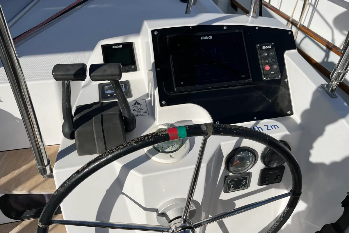 Lollo III, a Nautitech 40 Open catamaran at Punat, Croatia