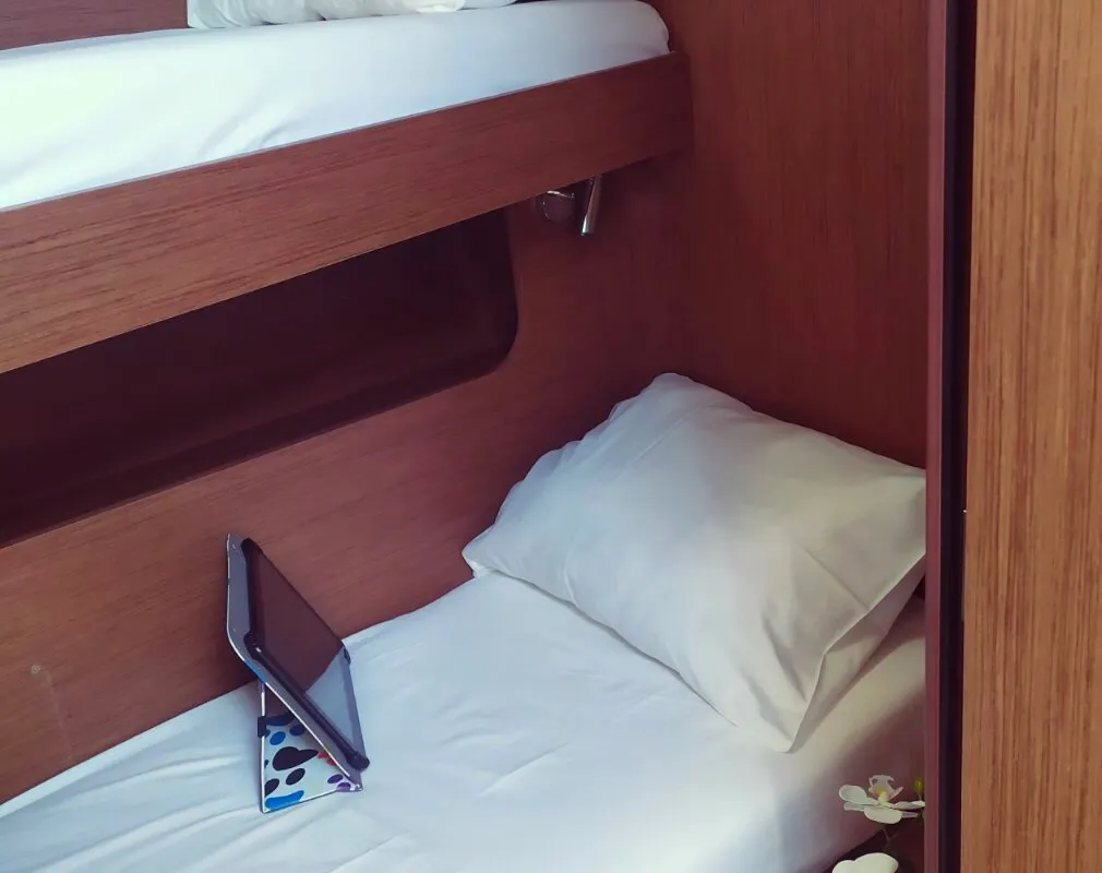 Cabin on Infinity, a Beneteau Oceanis 51.1 sailboat at Municipal Unit of Lefkada, Greece