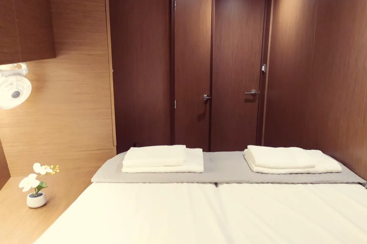 Cabin on Infinity, a Beneteau Oceanis 51.1 sailboat at Municipal Unit of Lefkada, Greece