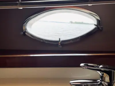 Chablis, a Princess V53 motor yacht at Makarska, Croatia