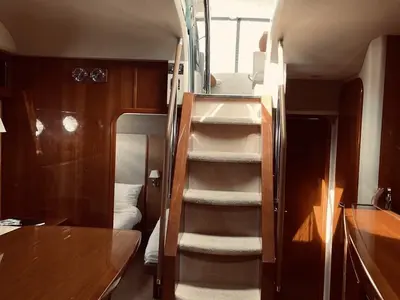 Chablis, a Princess V53 motor yacht at Makarska, Croatia