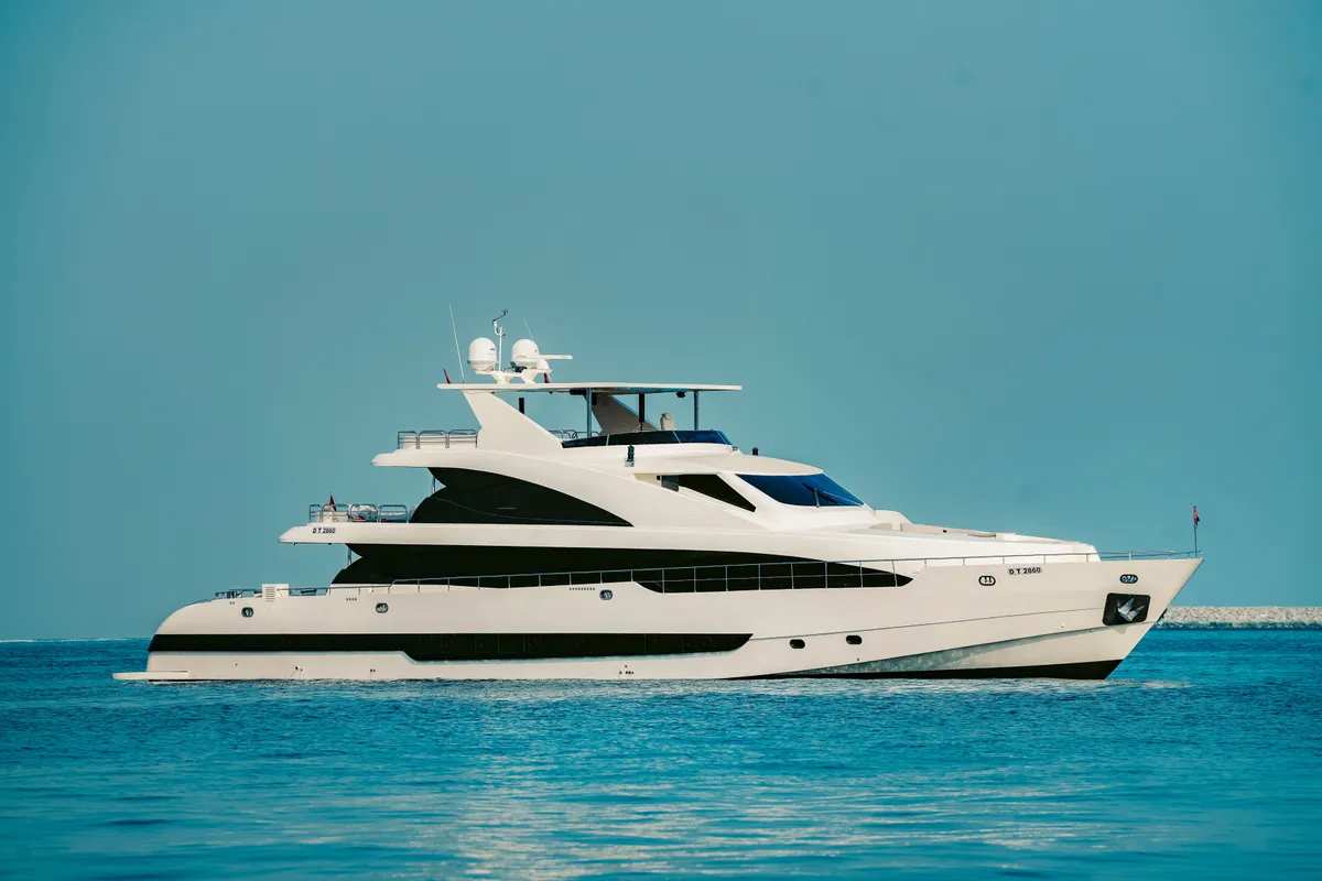 Stardom, a Luxury Motor Yacht motor yacht at Dubai Harbour, United Arab Emirates