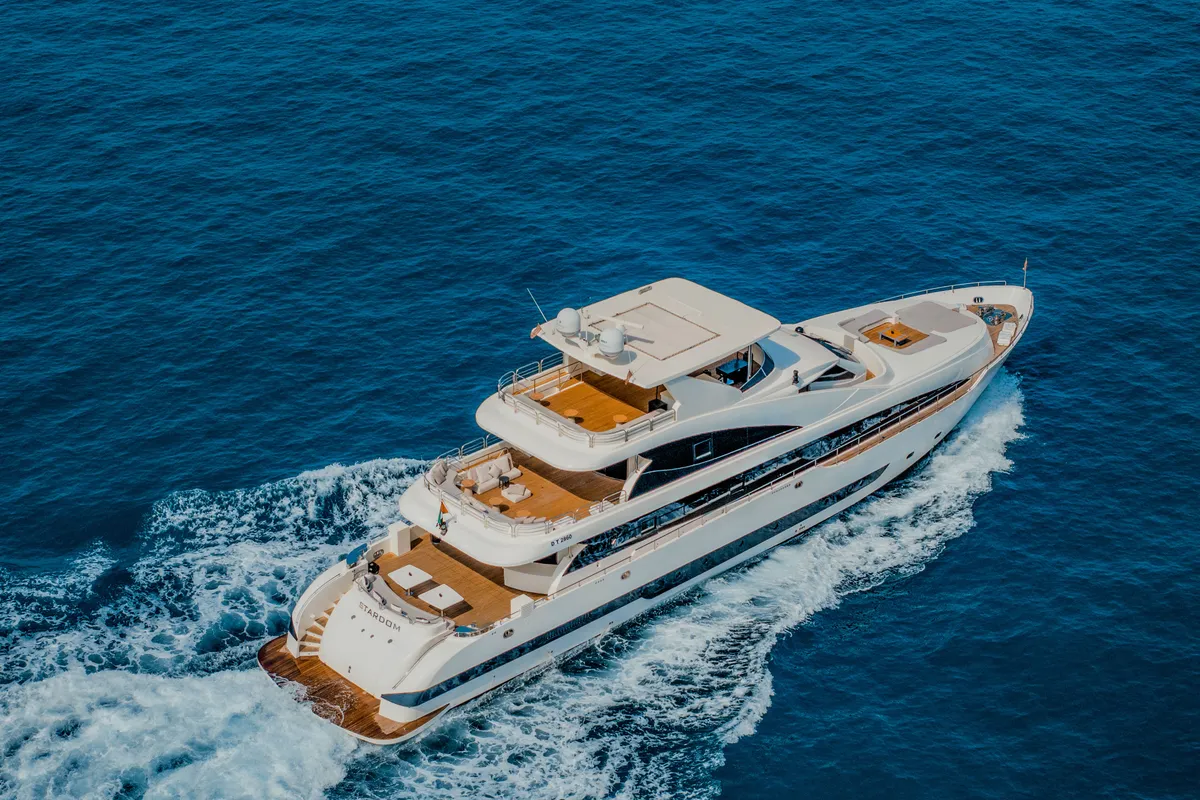 Stardom, a Luxury Motor Yacht motor yacht at Dubai Harbour, United Arab Emirates