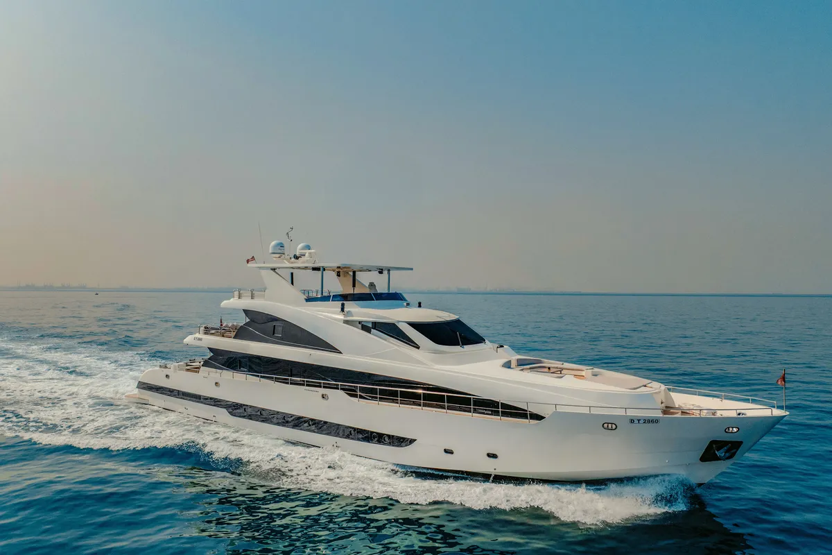 Stardom, a Luxury Motor Yacht motor yacht at Dubai Harbour, United Arab Emirates