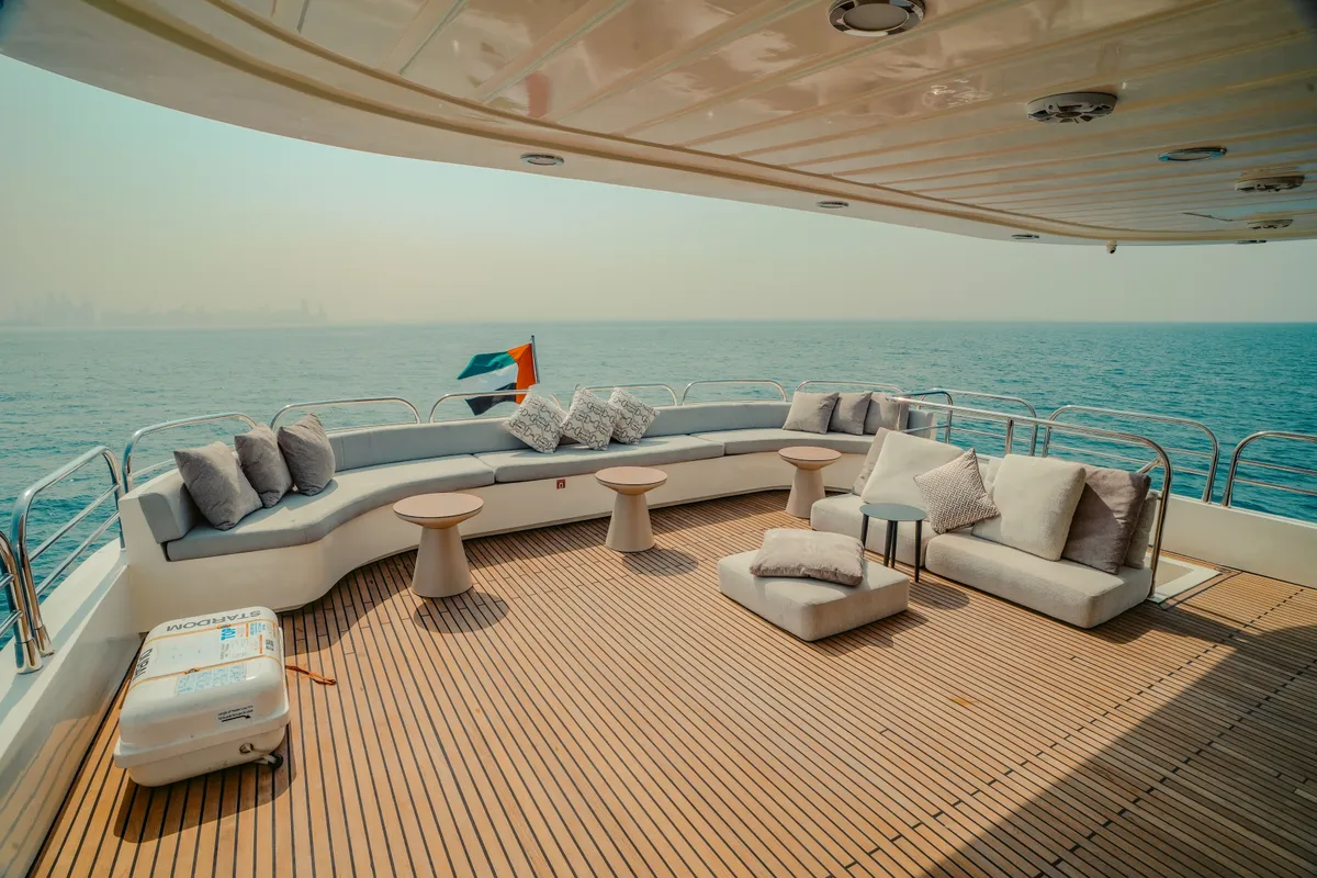 Stardom, a Luxury Motor Yacht motor yacht at Dubai Harbour, United Arab Emirates