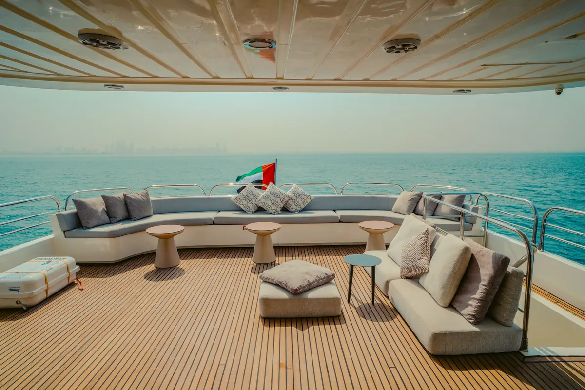 Stardom, a Luxury Motor Yacht motor yacht at Dubai Harbour, United Arab Emirates