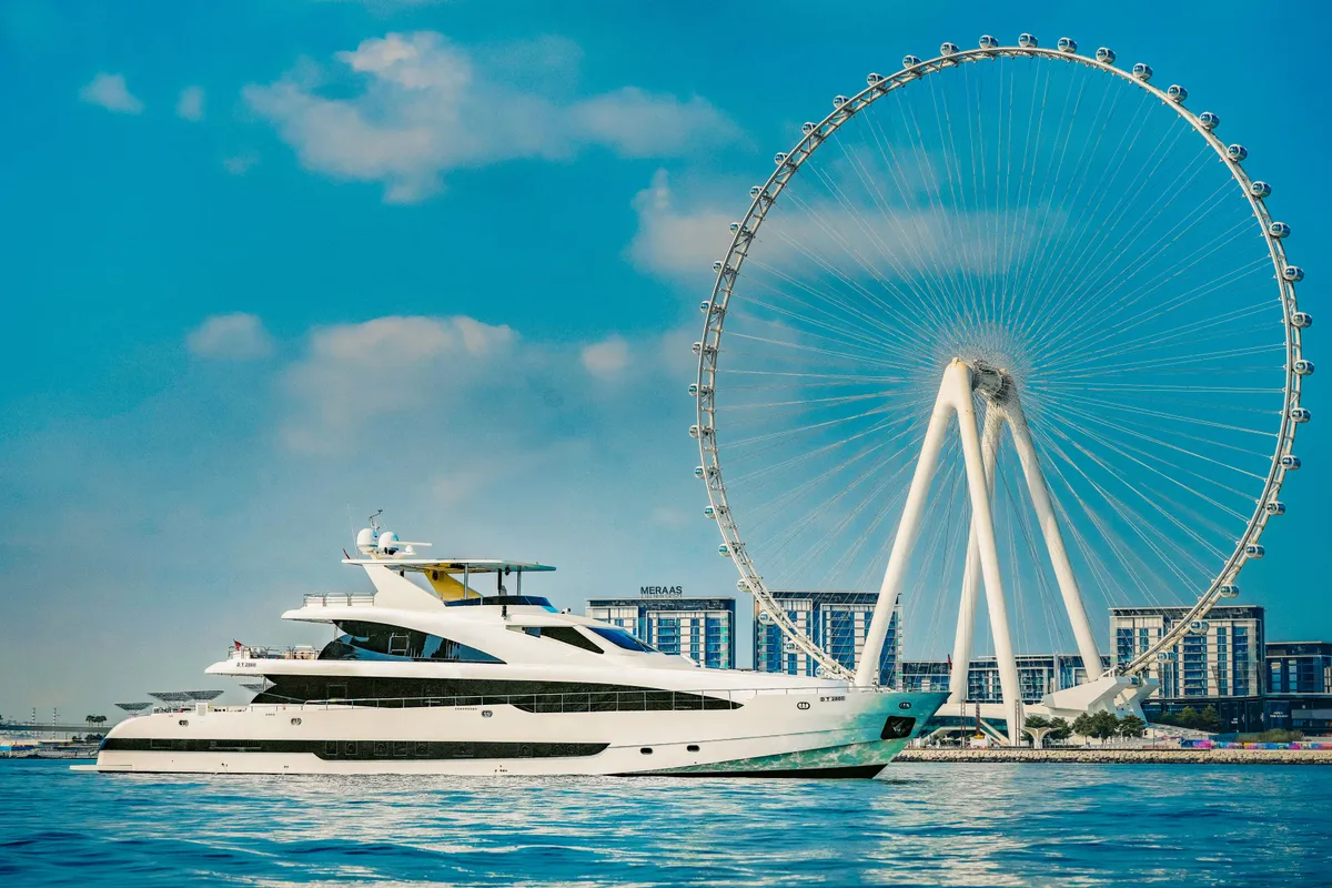 Stardom, a Luxury Motor Yacht motor yacht at Dubai Harbour, United Arab Emirates